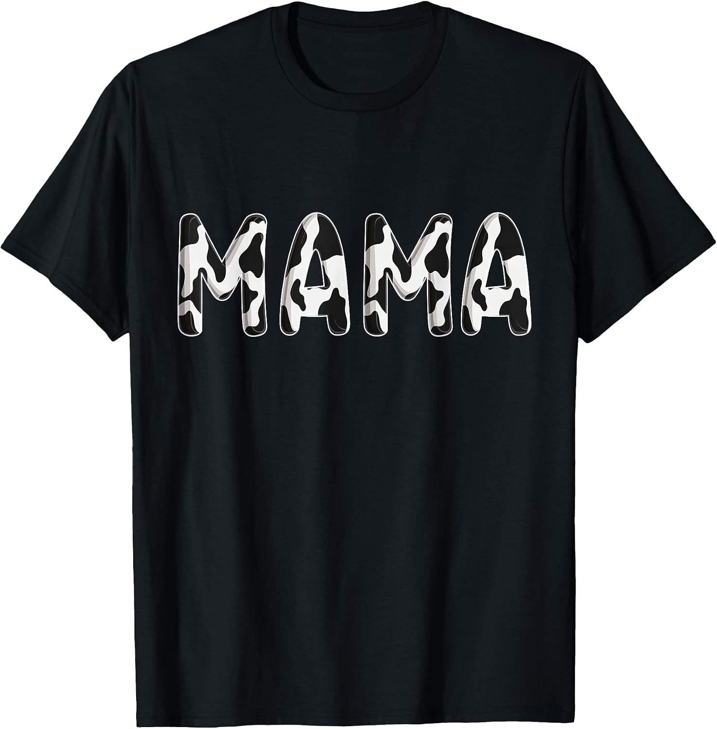 Cow Pattern Print Family Matching Birthday Shirts