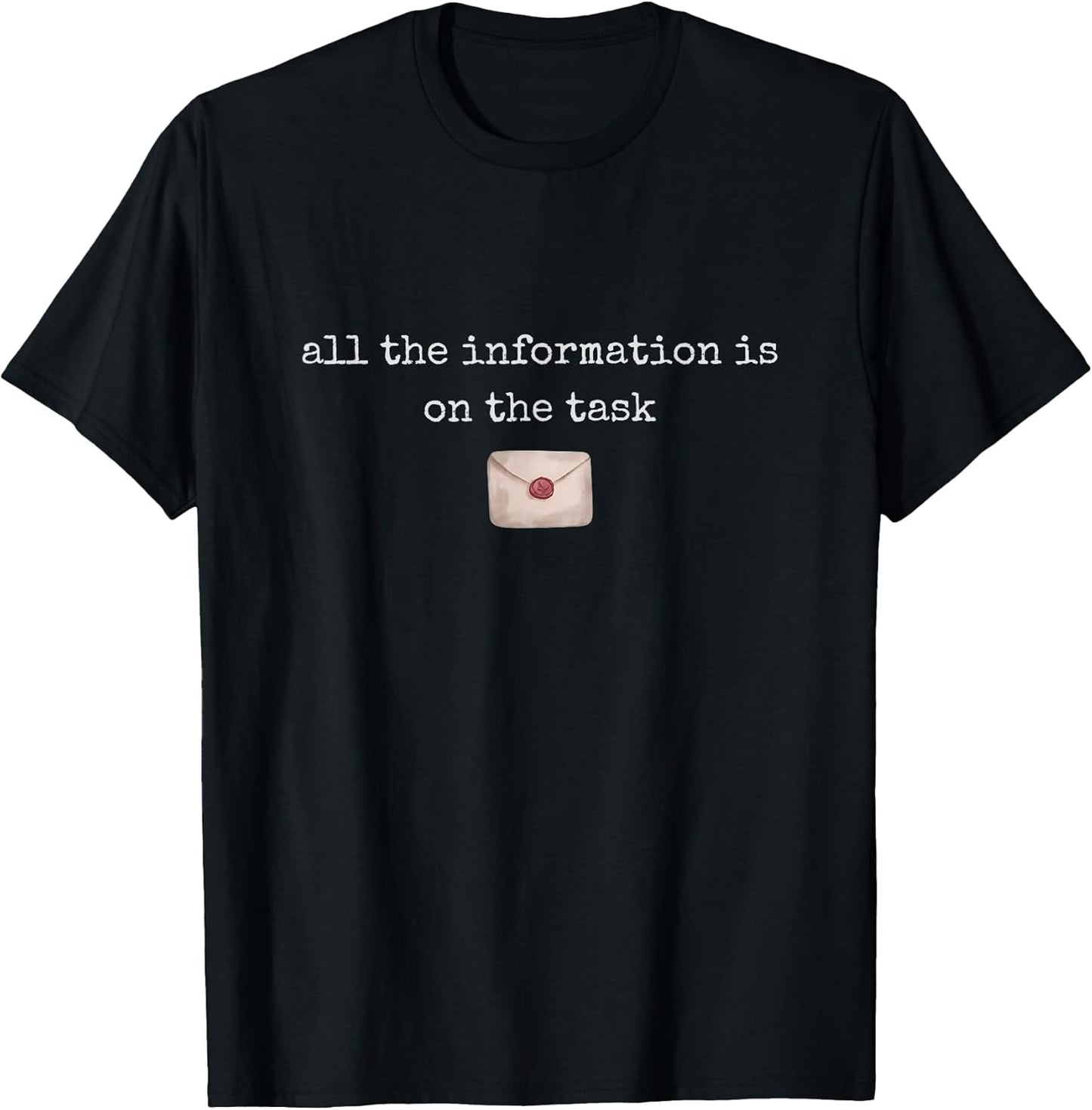Task Instructions Quote Workplace Sarcasm Womens