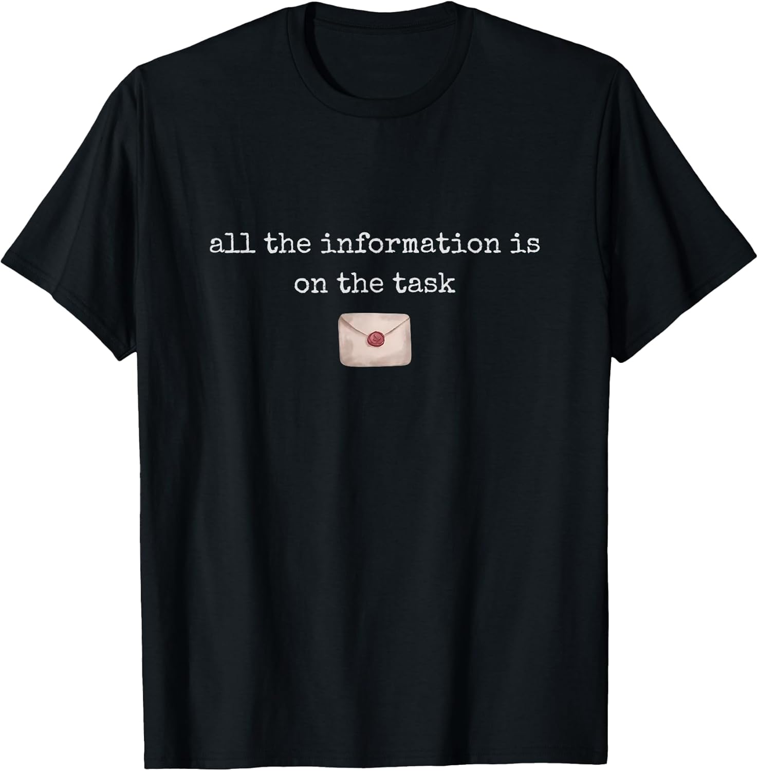 Task Instructions Quote Workplace Sarcasm Womens
