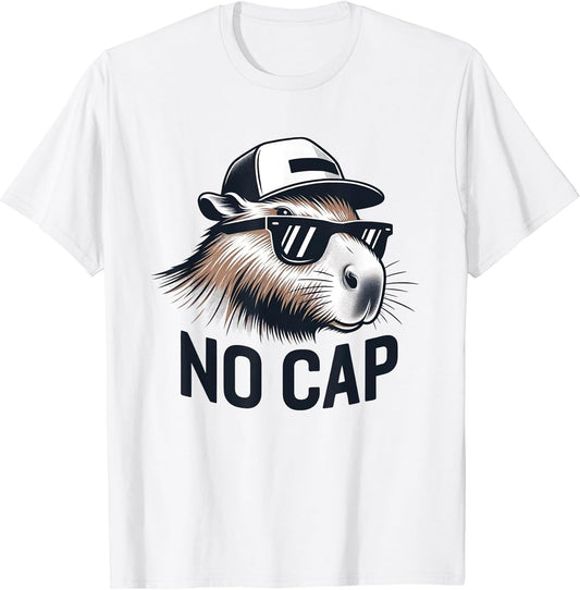 Capybara No Cap, Meme Cute Funny Capy Animal
