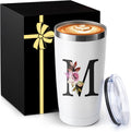 20 Oz Insulated Coffee Cup with Lid Car Tumbler Travel Mug Women Wife Husband Happy Birthday Wedding Romantic Gift Best Cool Day Personalized Unique Special Cute Custom Christmas Xmas Valentines Ideal