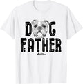 Dog Father Shirt, English Bulldog Dad Top, Fun Dog Lover Men Women Kids T-Shirt