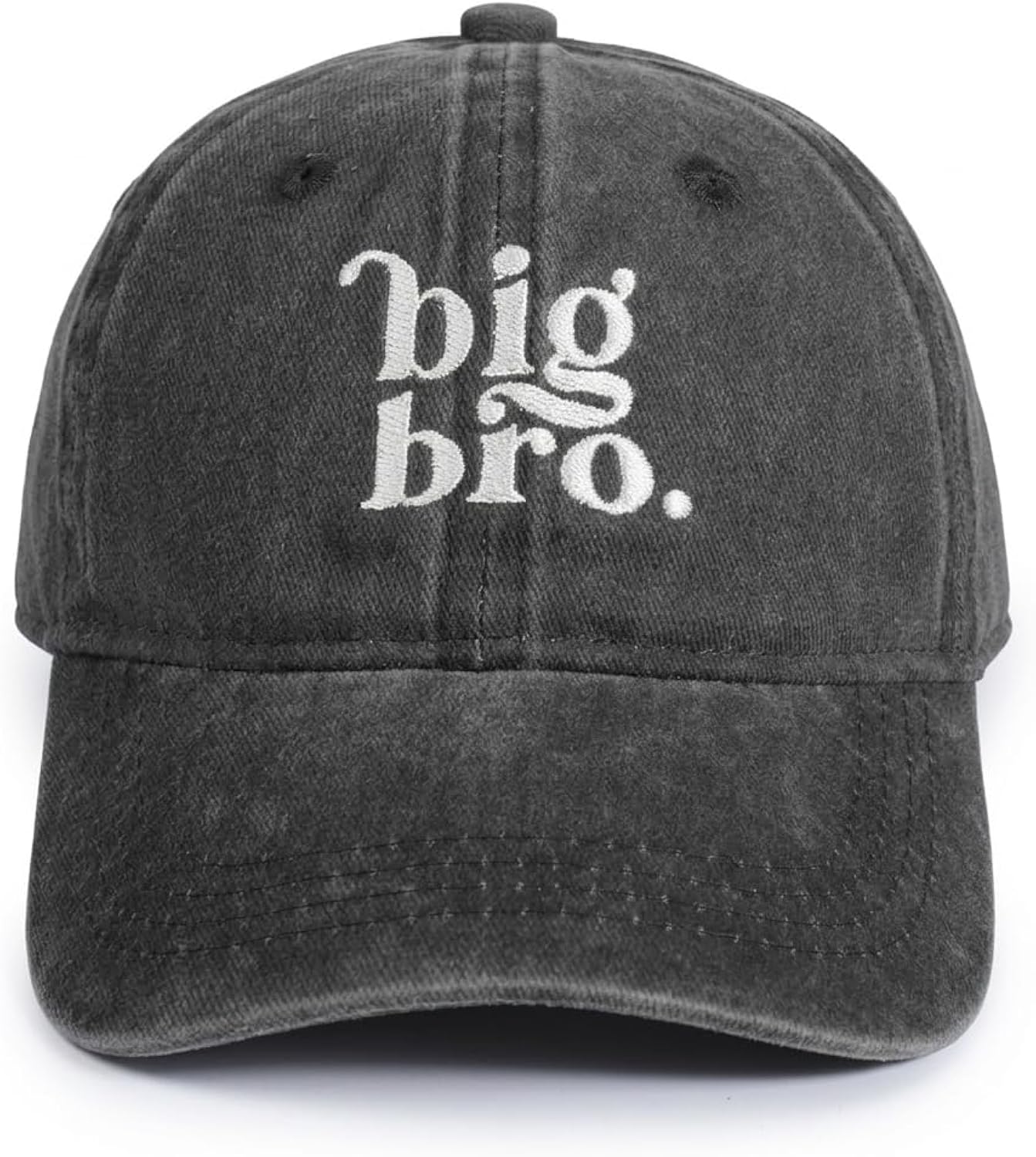 Cute Embroidered Baseball Cap for Kids Age 3-8, Funny Adjustable Cotton Embroidery Hat for Boys Girls