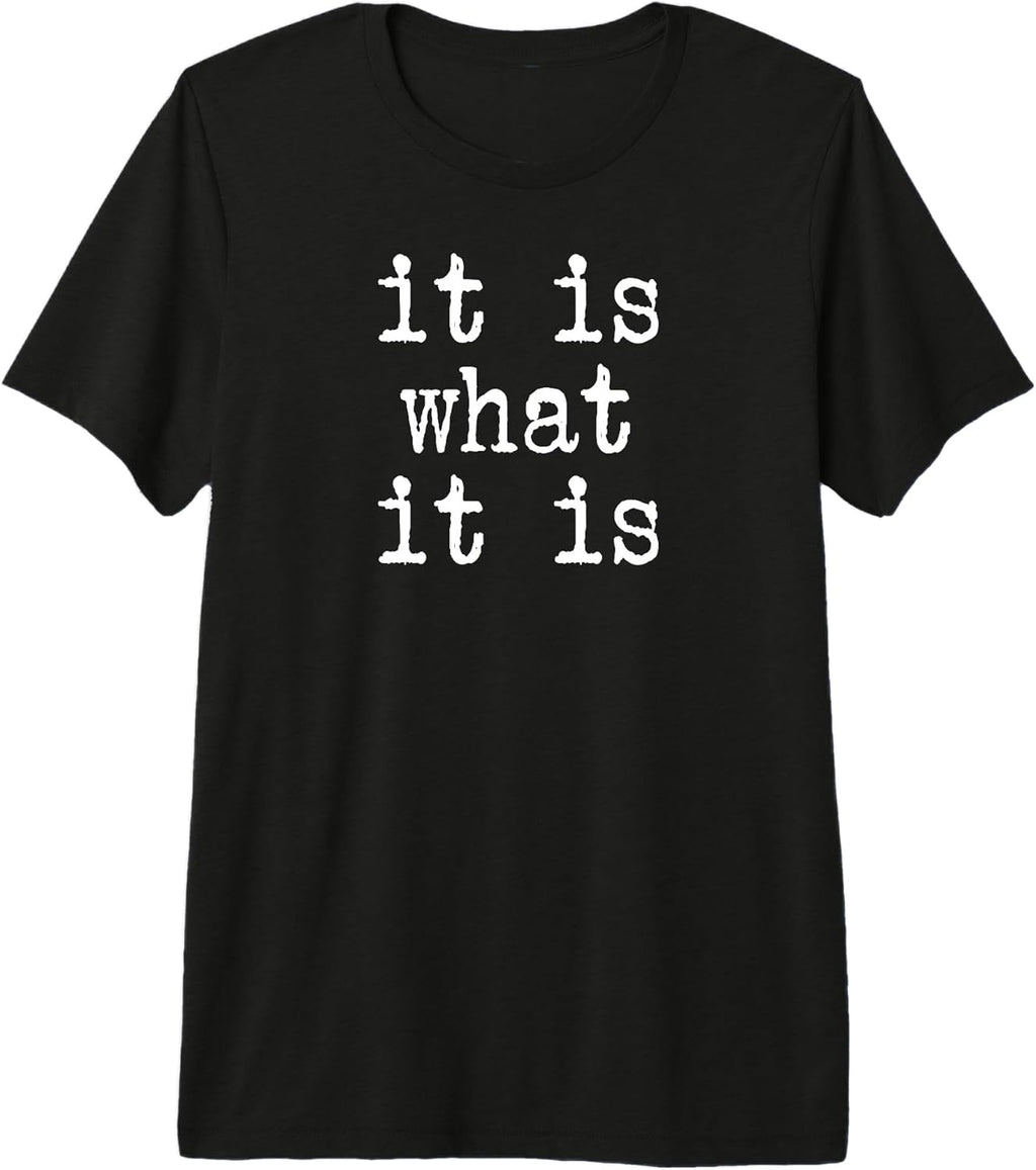 it is was it is sarcastic minimalistic