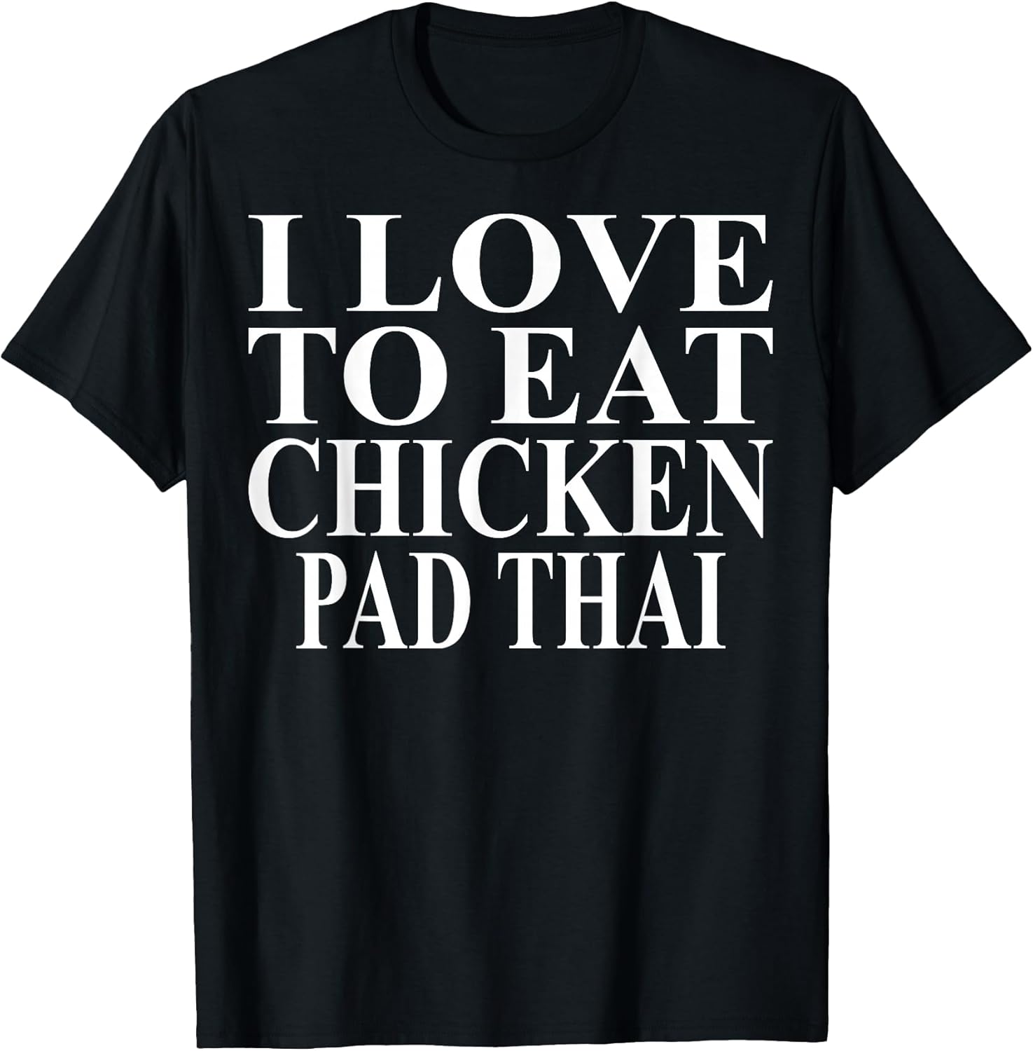 Cool Chicken Pad Thai Humor Quote Merch