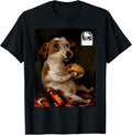 Retro Funny Dog Pizza Taco Lover
