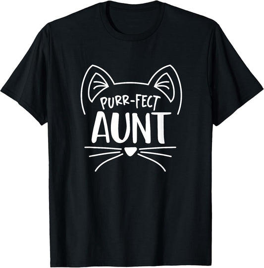 Aunties cat Lovers T-Shirt