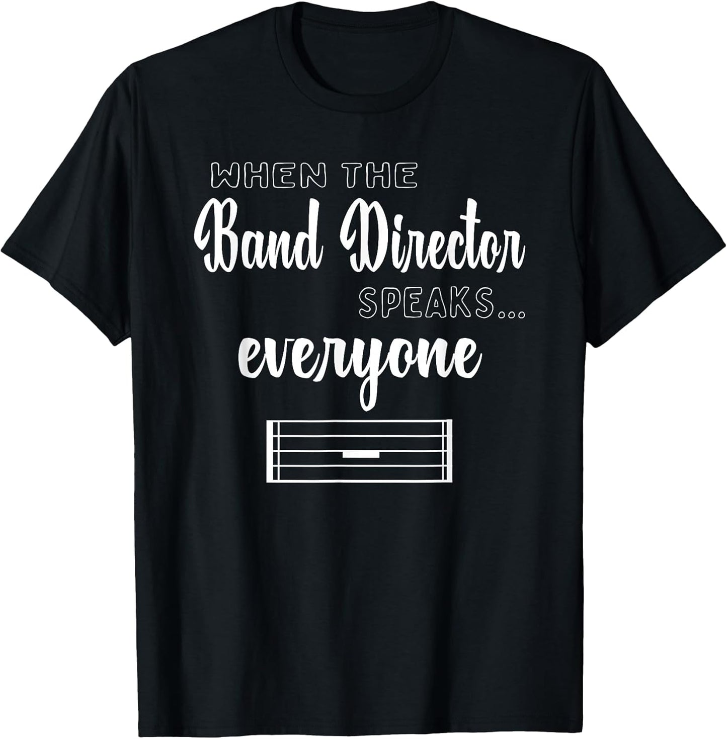 Funny Band Director Shirt Music Teacher Gifts Appreciation T-Shirt