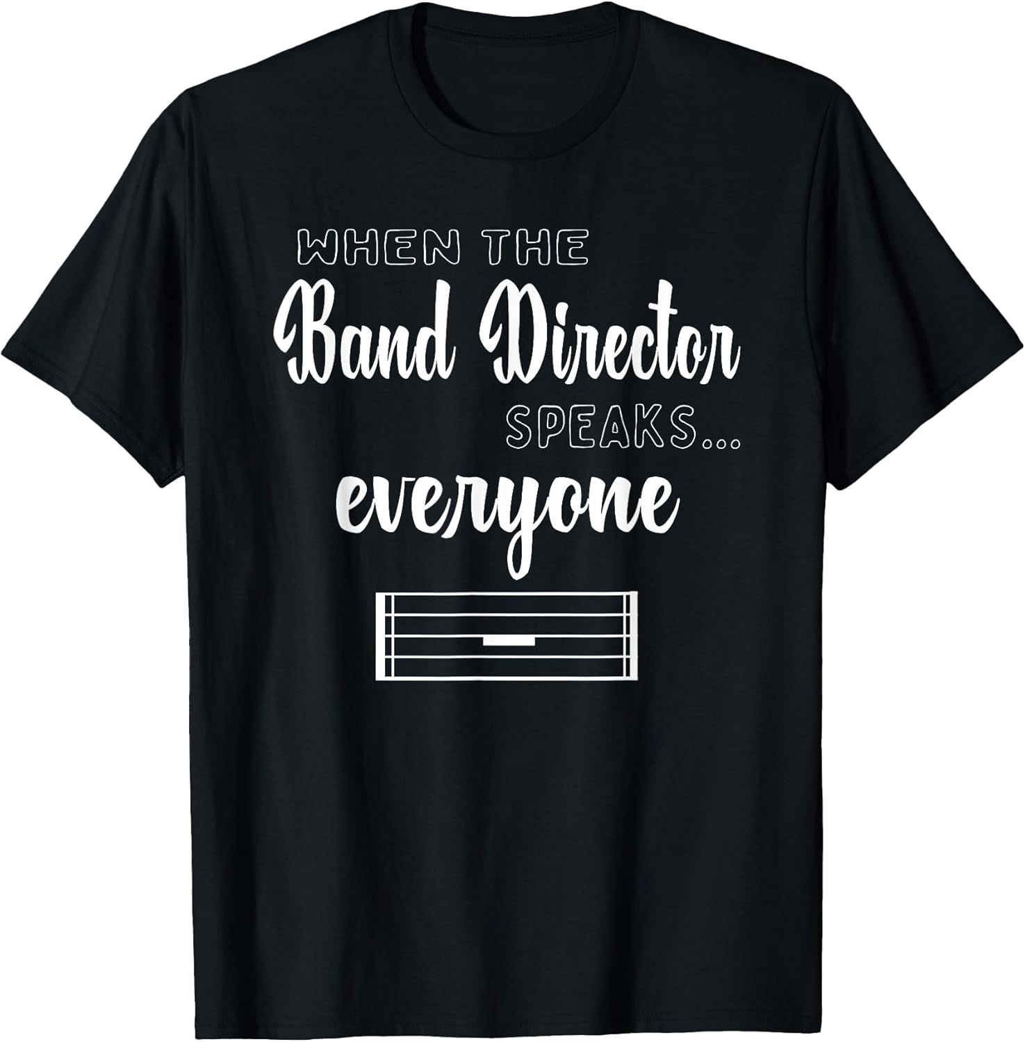 Funny Band Director Shirt Music Teacher Gifts Appreciation T-Shirt