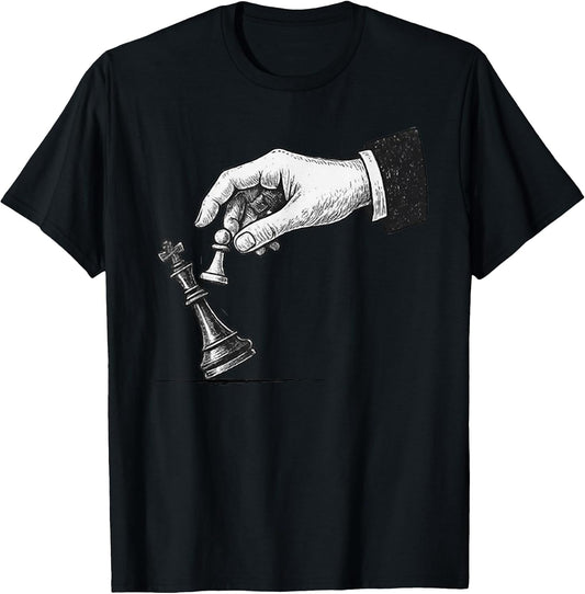 No King and Pawn Chess Strategy Success Motivation T-Shirt