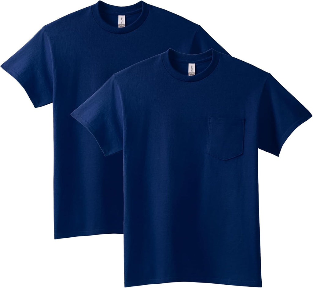 Adult Ultra Cotton T-Shirt with Pocket, Style G2300, 2-Pack