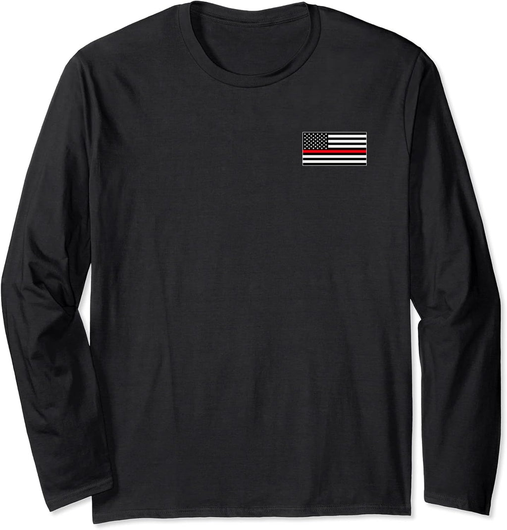 THIN RED LINE US AMERICAN FLAG SUPPORT FIREFIGHTER