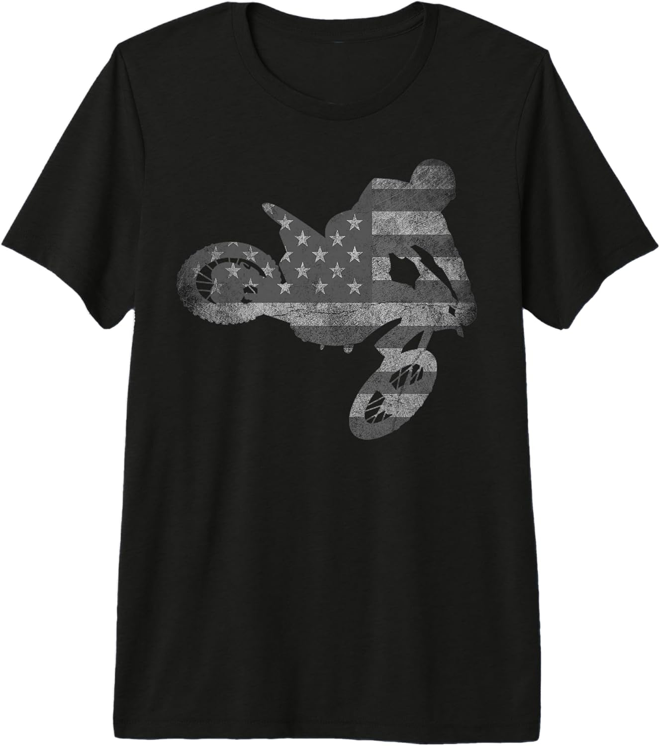 Motocross Dirt Bike Enduro American Flag Shirts
