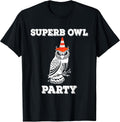 Superb Owl Party Funny Retro Gift Tee