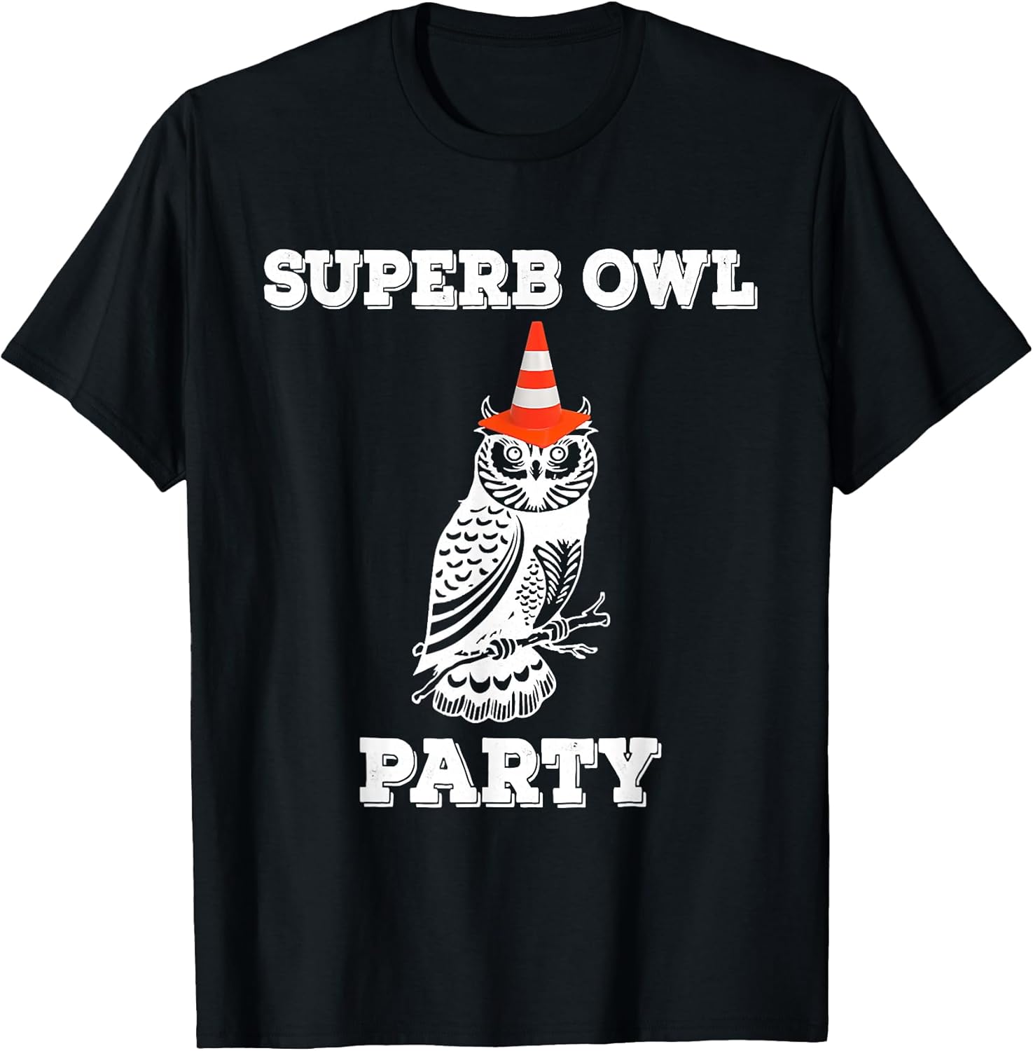 Superb Owl Party Funny Retro Gift Tee