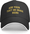 Custom Hats Add Photos/Logo/Text to Design Your Personalized Baseball Cap for Men & Women Adjustable