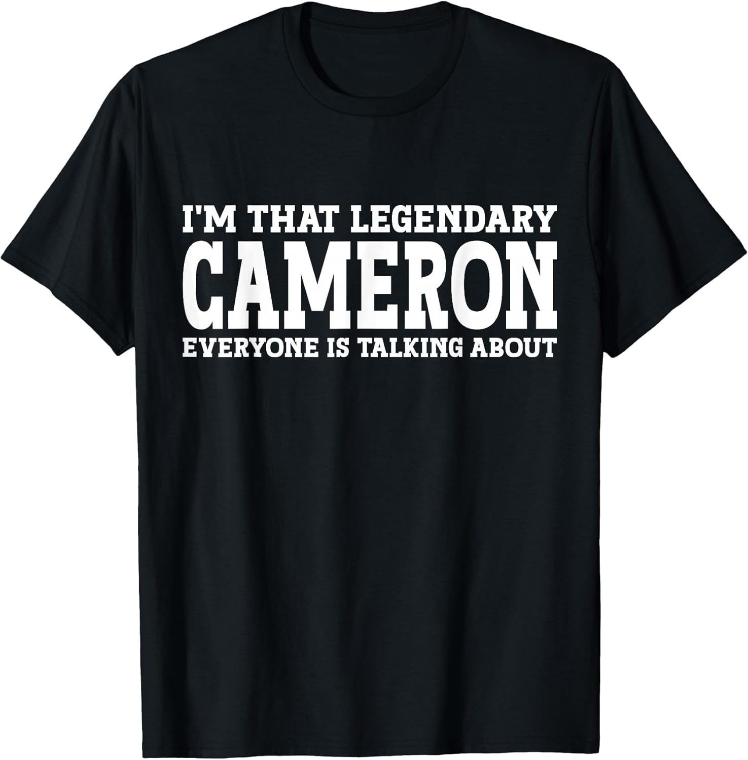 Cameron Gifts Cameron Tee Men Name Birthday Gifts