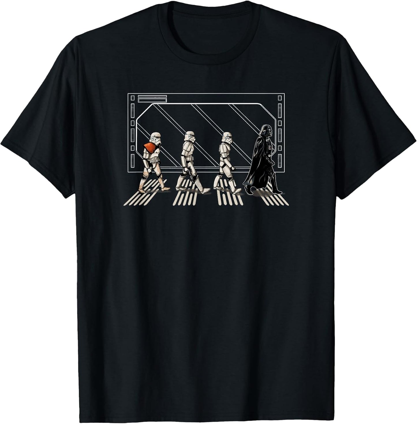 Classic Darth Vader & Stormtroopers Abbey Road T-Shirt