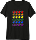 Rubber Ducks Pixel Art Classic Rainbow LGBT Retro