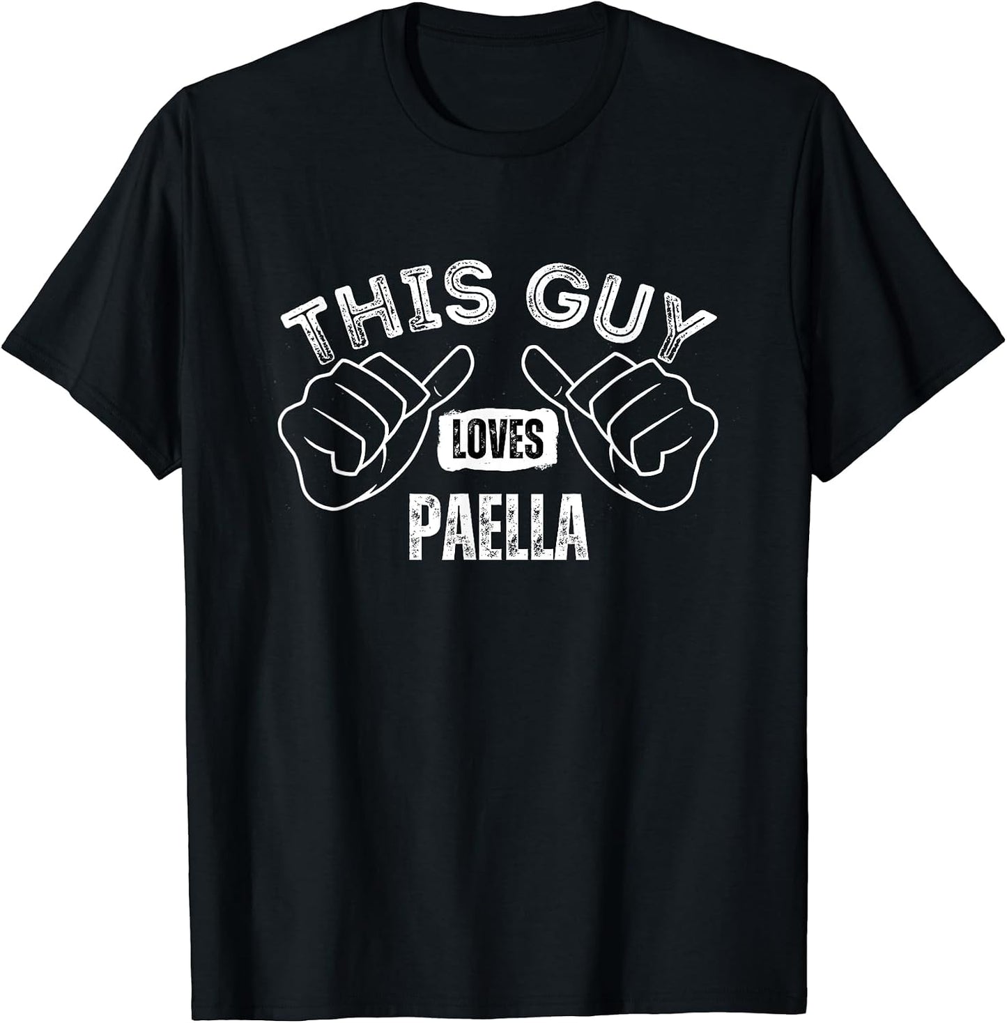 I Love Paella Funny Text Merch