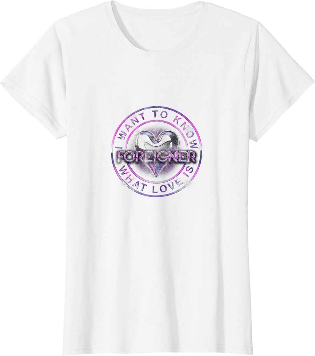 Music Rock Band 'What Love is' American Song Lyric PAPL2681 T-Shirt