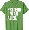 Space Humor Alien UFO Minimalist Costume Apparel
