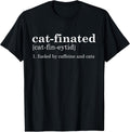 Cats & Coffee Lover Funny Caffeine Quote Coffee Cat T-Shirt