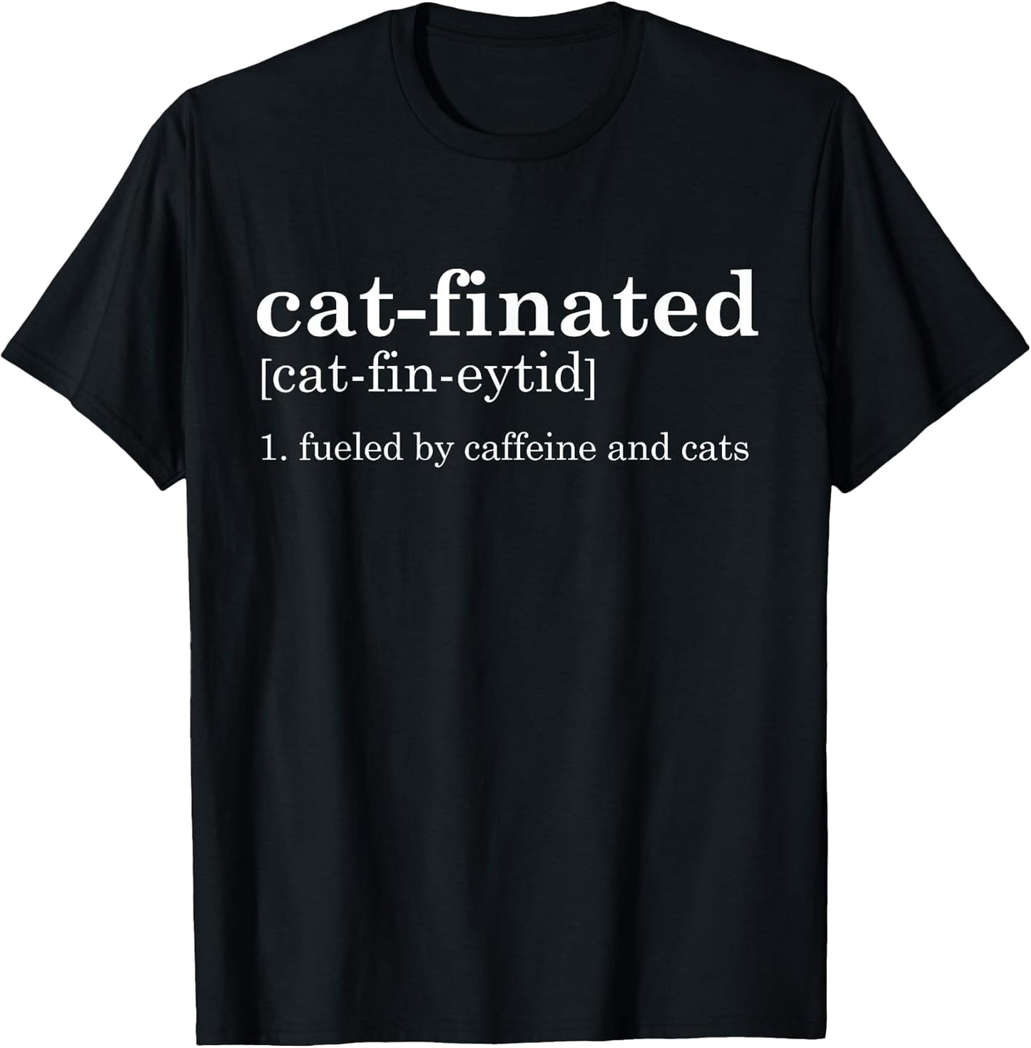 Cats & Coffee Lover Funny Caffeine Quote Coffee Cat T-Shirt