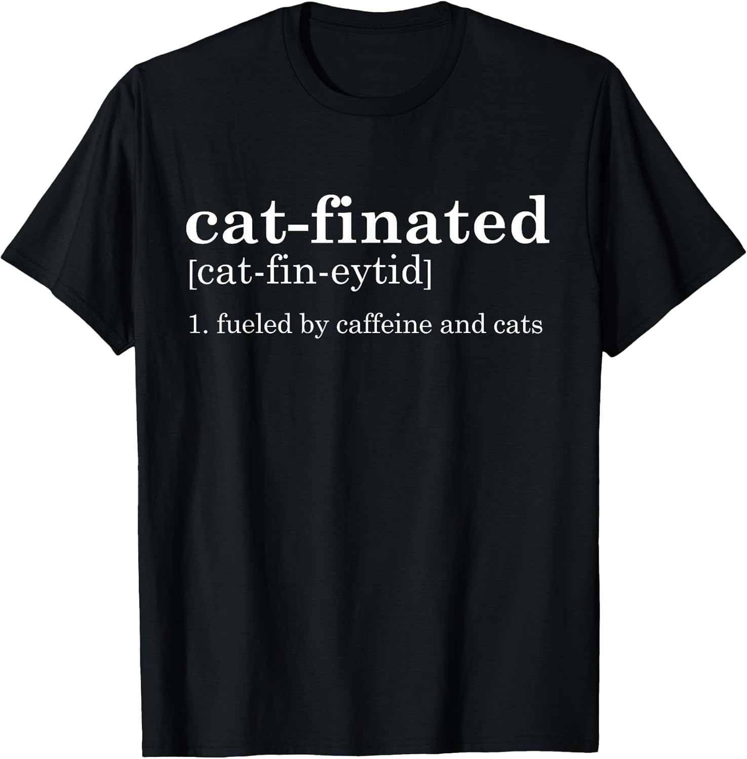 Cats & Coffee Lover Funny Caffeine Quote Coffee Cat T-Shirt