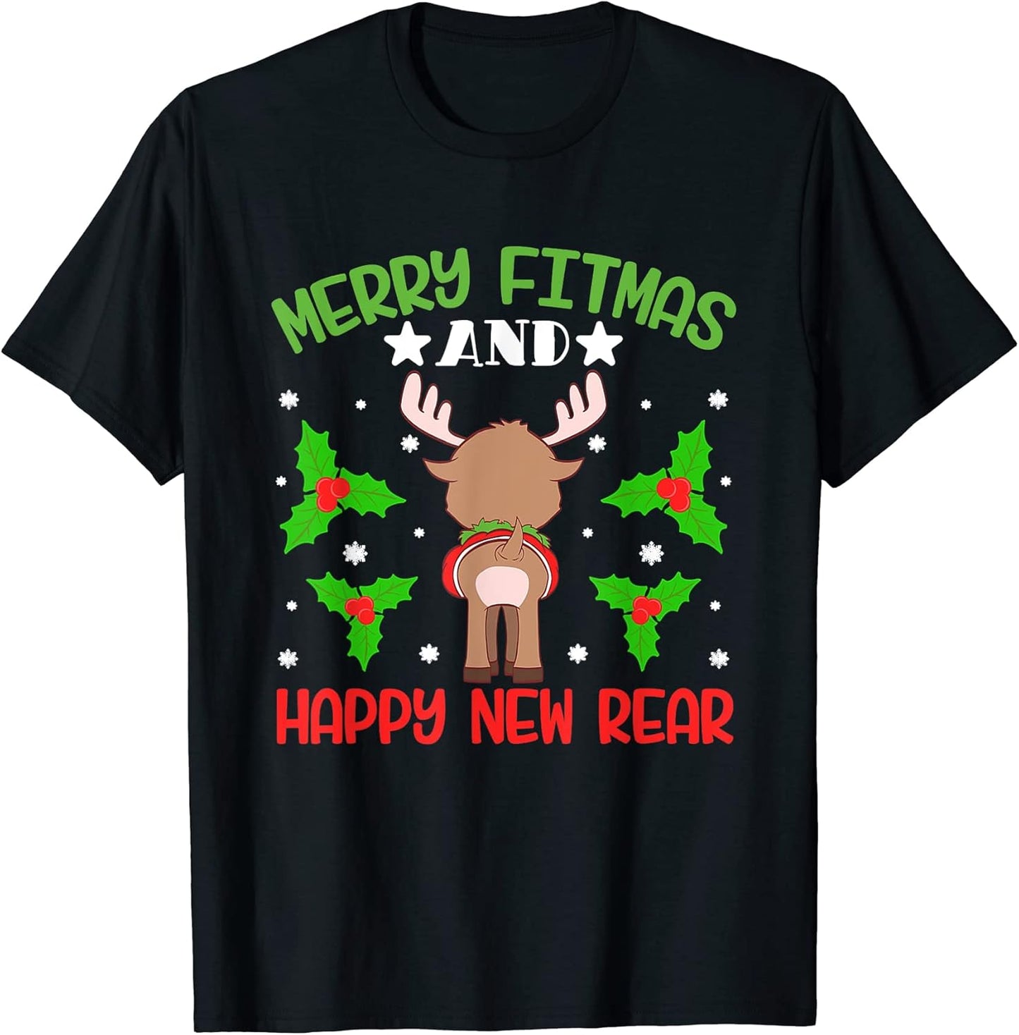 Merry Fitmas Christmas Funny New Years Eve 2022