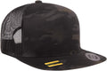 Yupoong 5-Panel YP Classic Trucker Cap | High Profile Flat Visor Snapback | OSFM | Bulk Packs Available