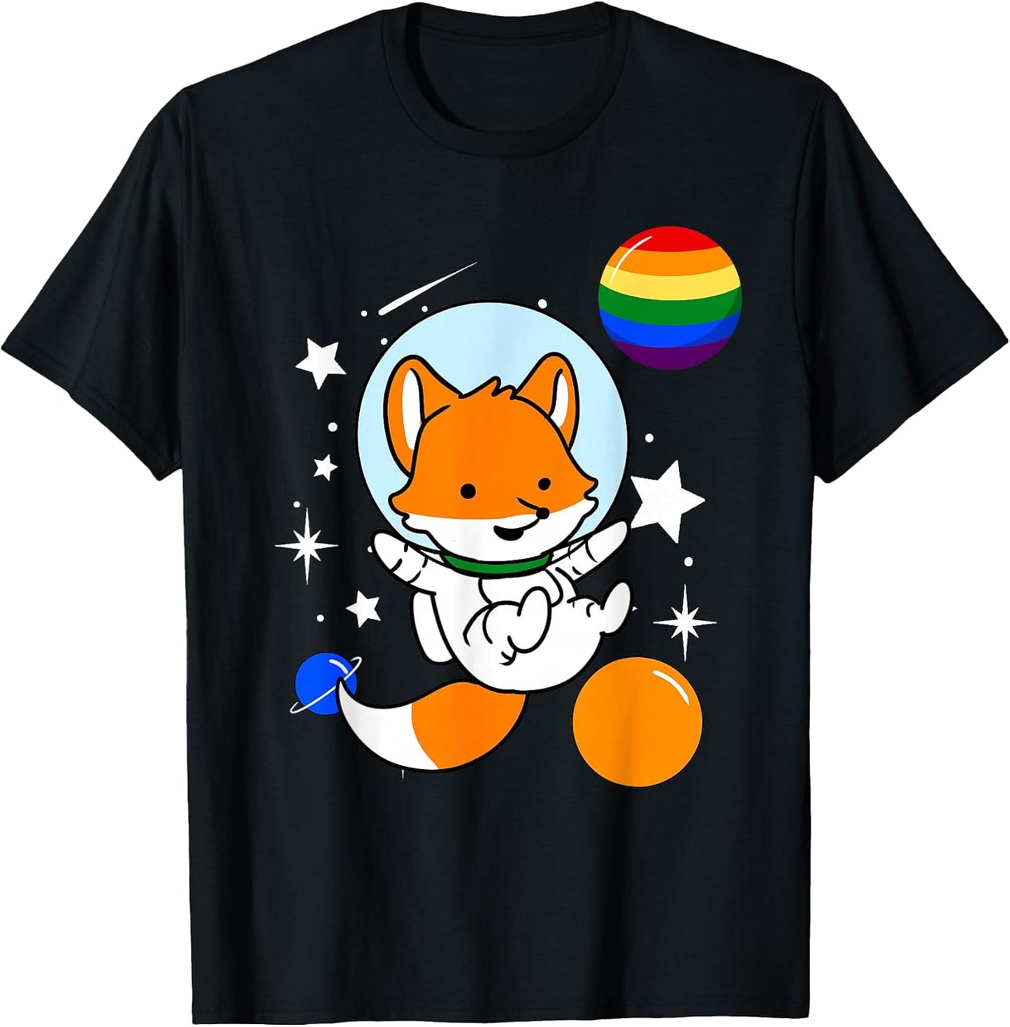 Fox Astronaut Gay Pride