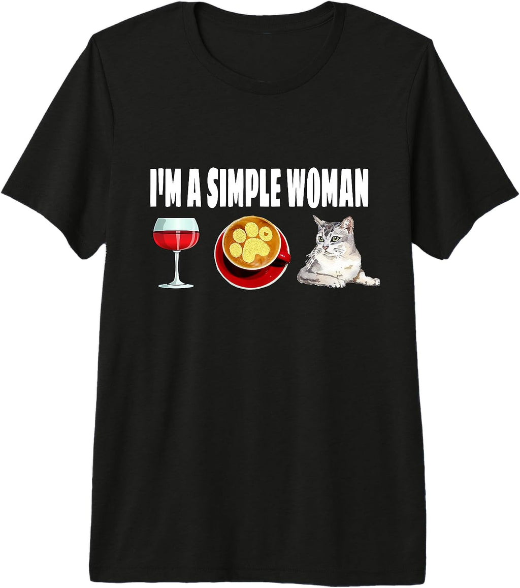 Funny Coffee Cat Wine Lovers Gift Pets Owner Club