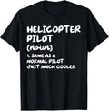 Funny Helicopter Pilot Typography Gifts