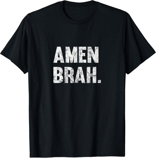 Amen Brah Surfer Hawaii Hawaiian T-Shirt