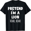 Funny Simple Lion Tee Shirts For Halloween
