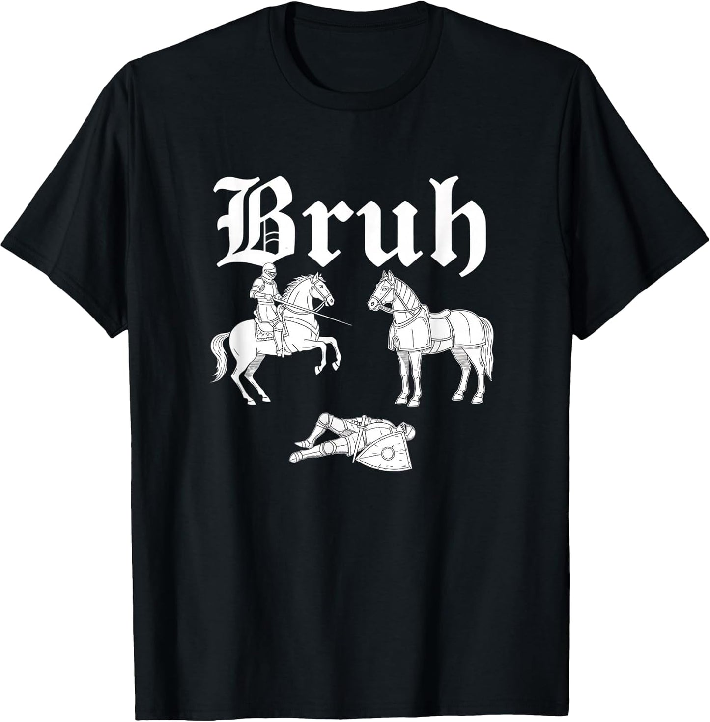 Bruh Parody Meme Medieval Knight Gothic Funny Men