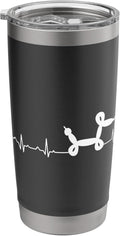 Heartbeat Twisted Dog - Balloon Artist Sculpture Twister Stainless Steel Insulated Tumbler