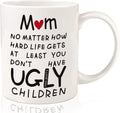 Mothers Day Gifts for Mom from Daughter Son: 11oz Funny Coffee Mug for Mom Wife Women Personalized Congratulation Retirement Christmas Birthday Valentines Mother's Day Presents for Mama Stepmother