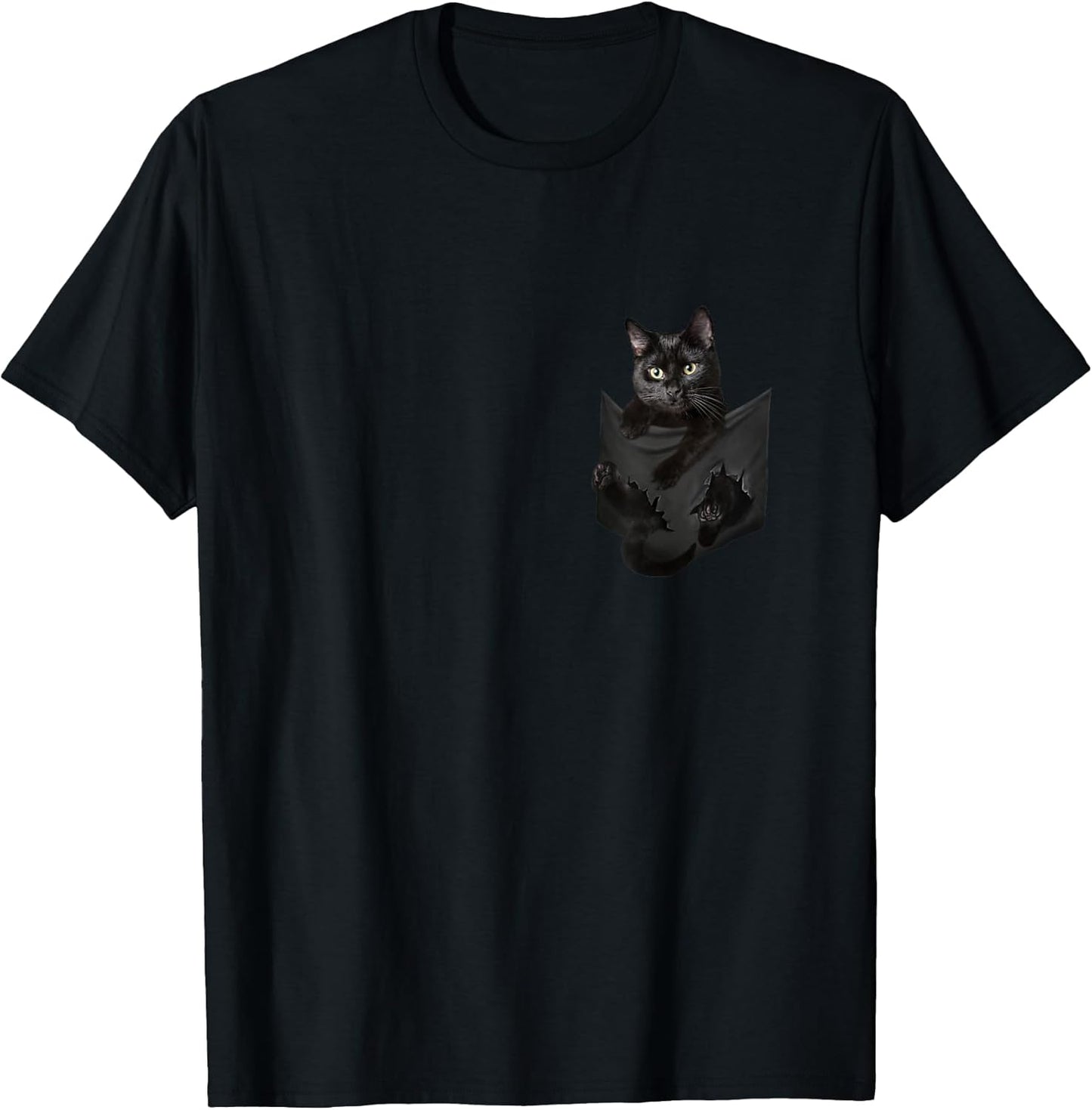 Cat Lover Gifts Black Cat in Bag T-Shirt