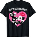 Funny On Wednesday We Wear Pink Tee Shirt