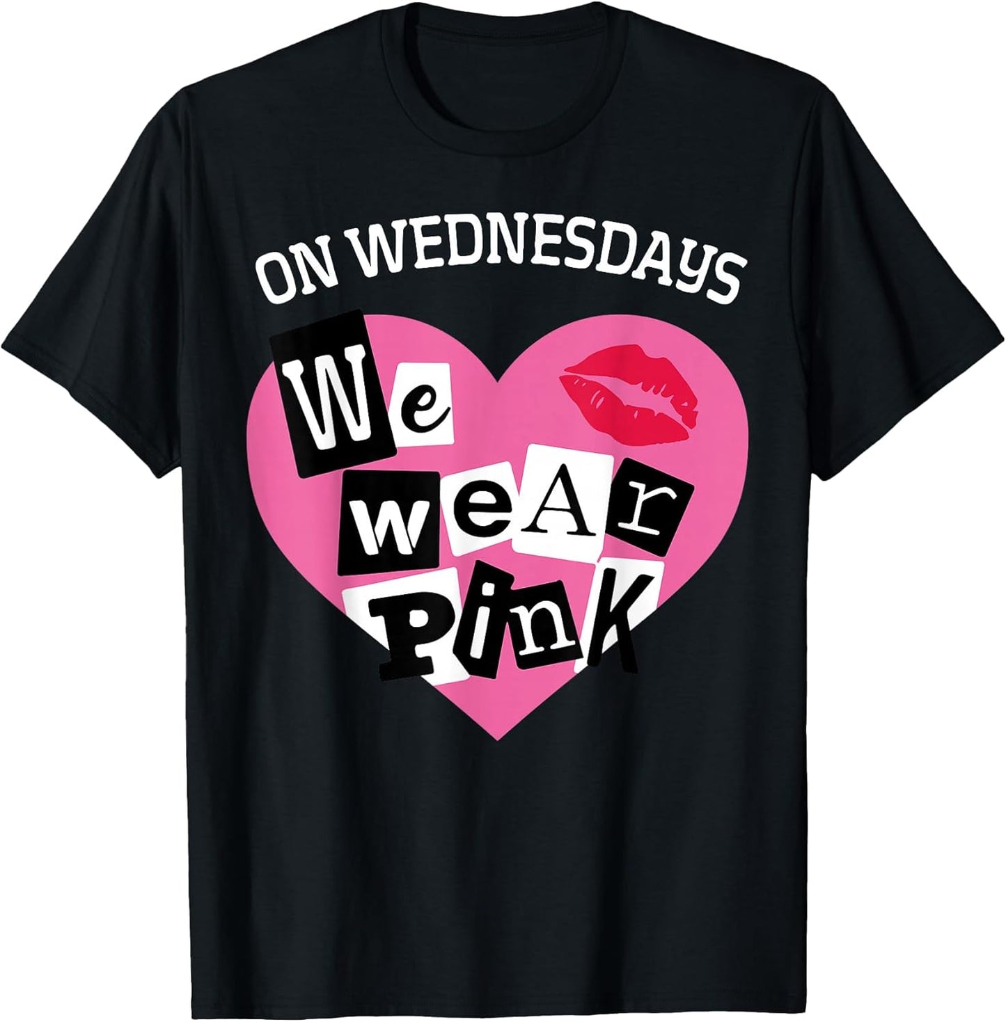 Funny On Wednesday We Wear Pink Tee Shirt