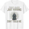headgehog hug me tee for introverts introvert gift