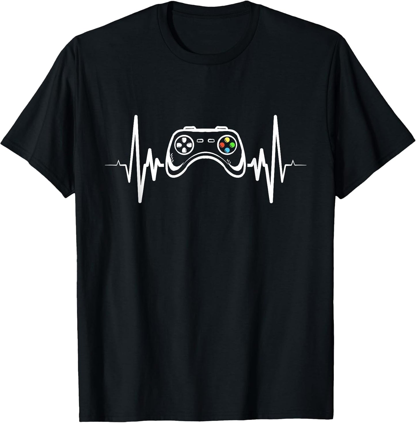 Heartbeat Gaming Console Gamepad Gamer T-Shirt