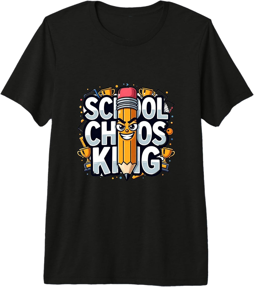 School Chaos King Funny Design