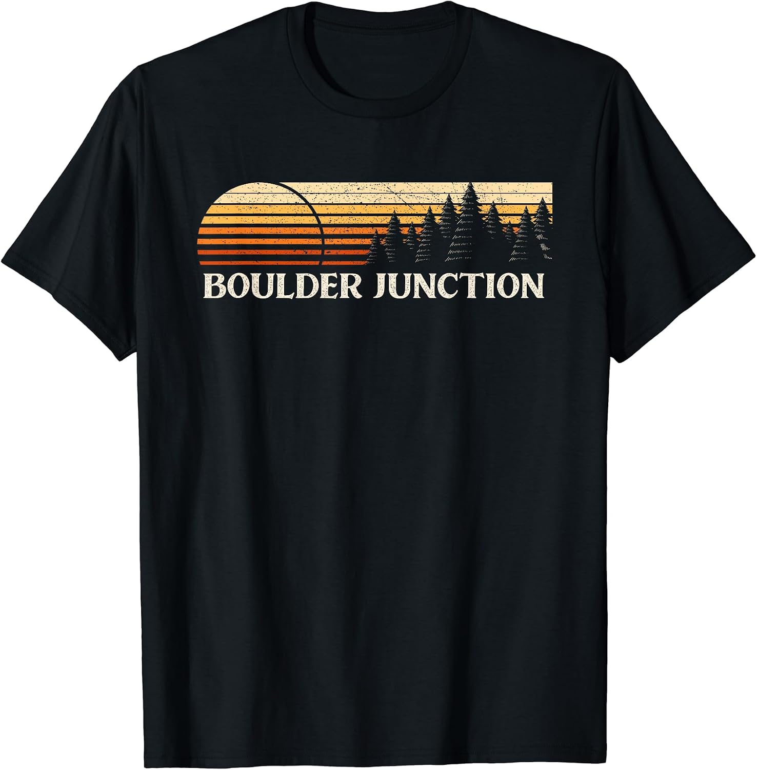 Vintage Retro Boulder Junction, Wisconsin