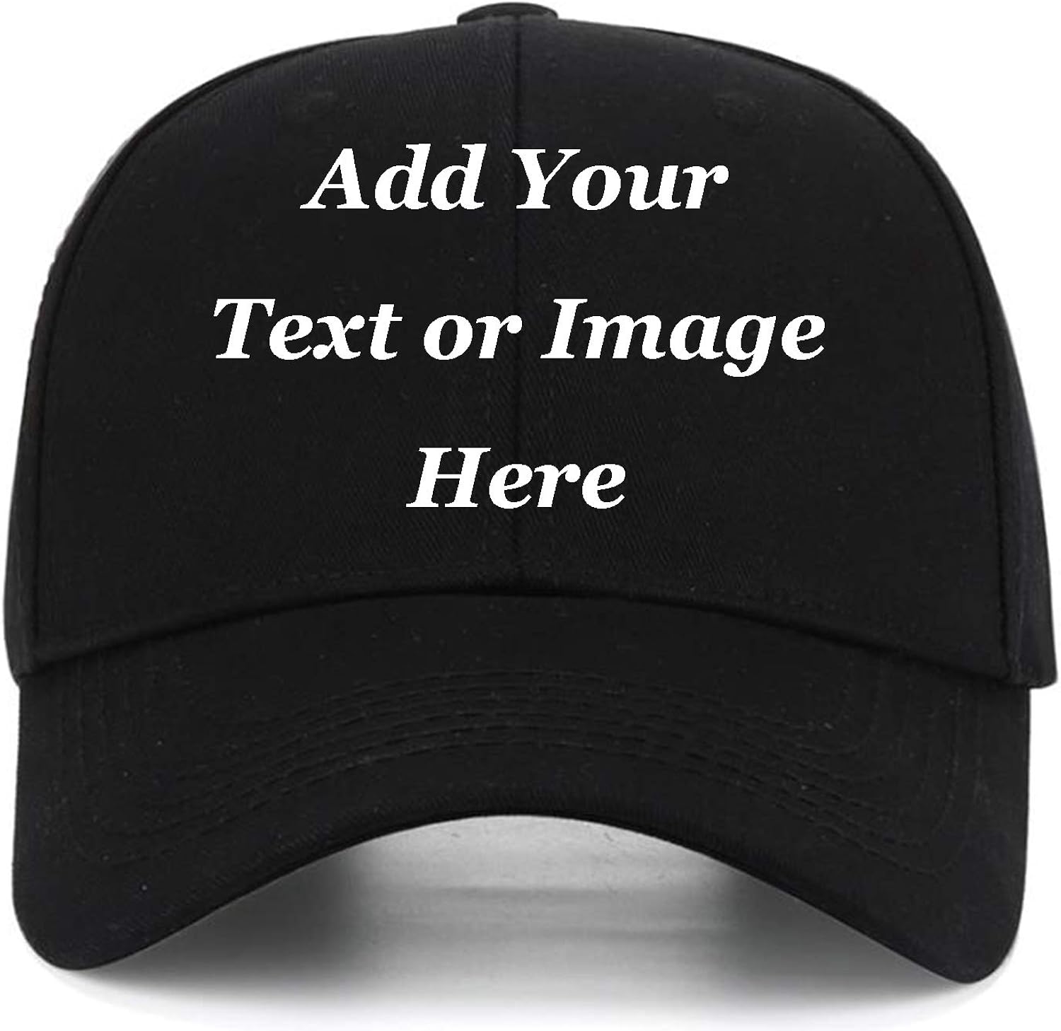Custom Baseball Cap with Your Text for Men Women,Personalized Adjustable Trucker Caps Casual Sun Peak Hat for Gifts