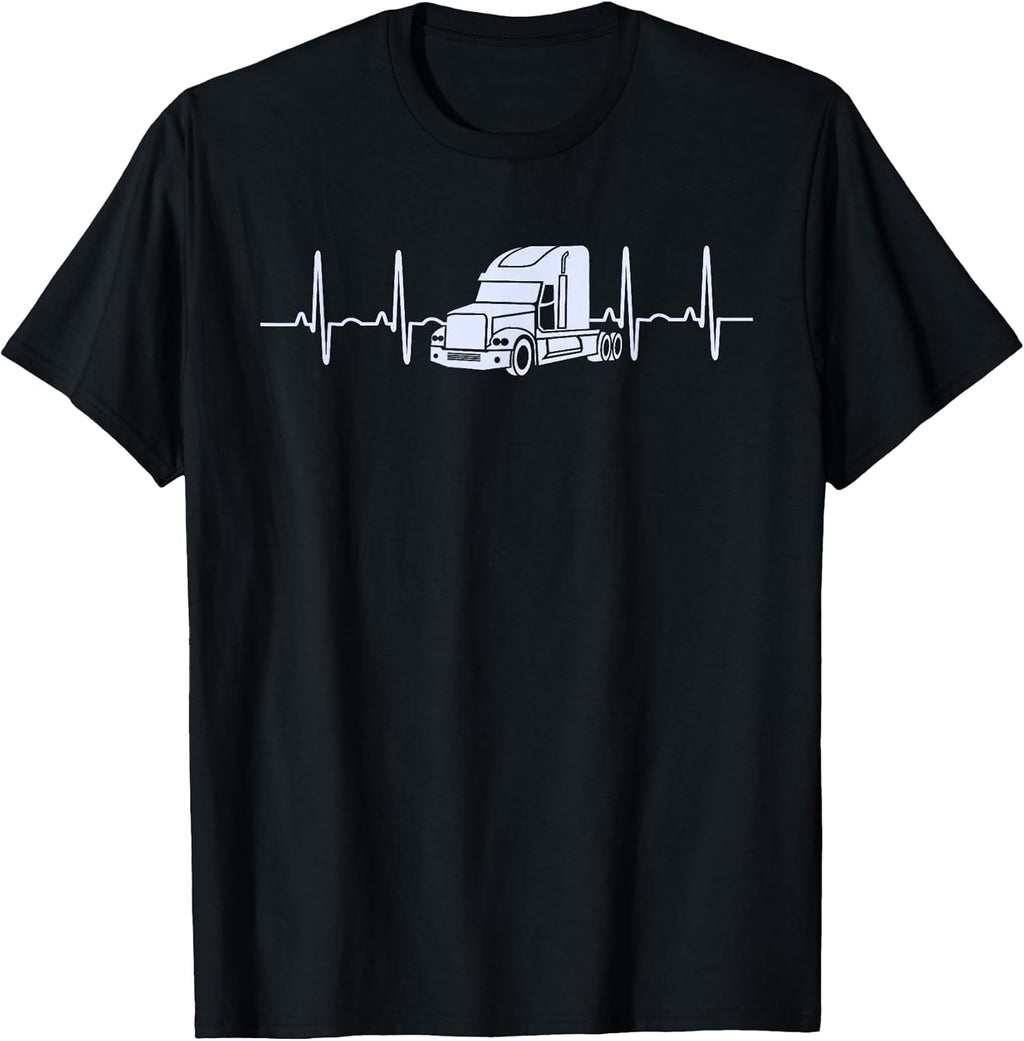 Heartbeat Trucking Shirt Gift