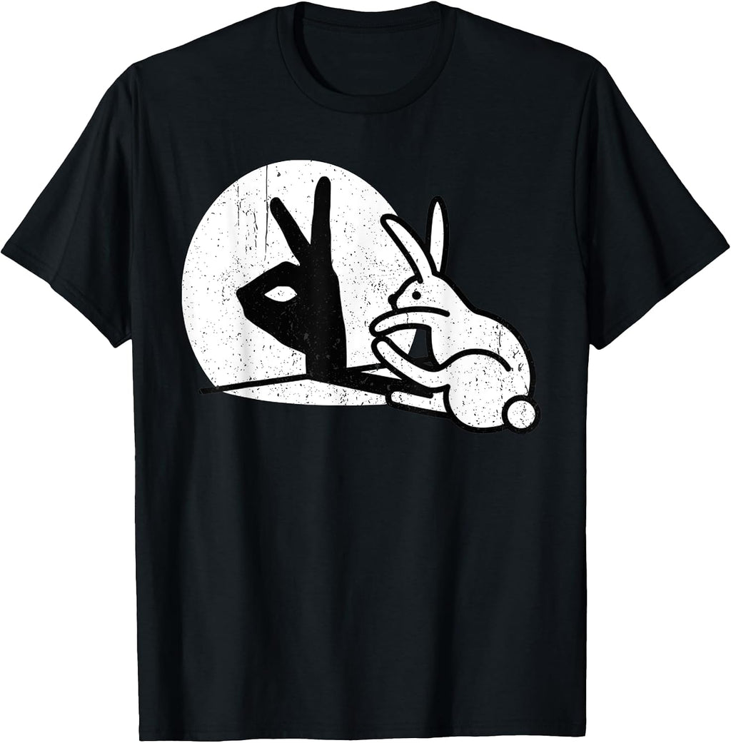 Funny Rabbit Hand Shadow Puppets Bunny Pop Art