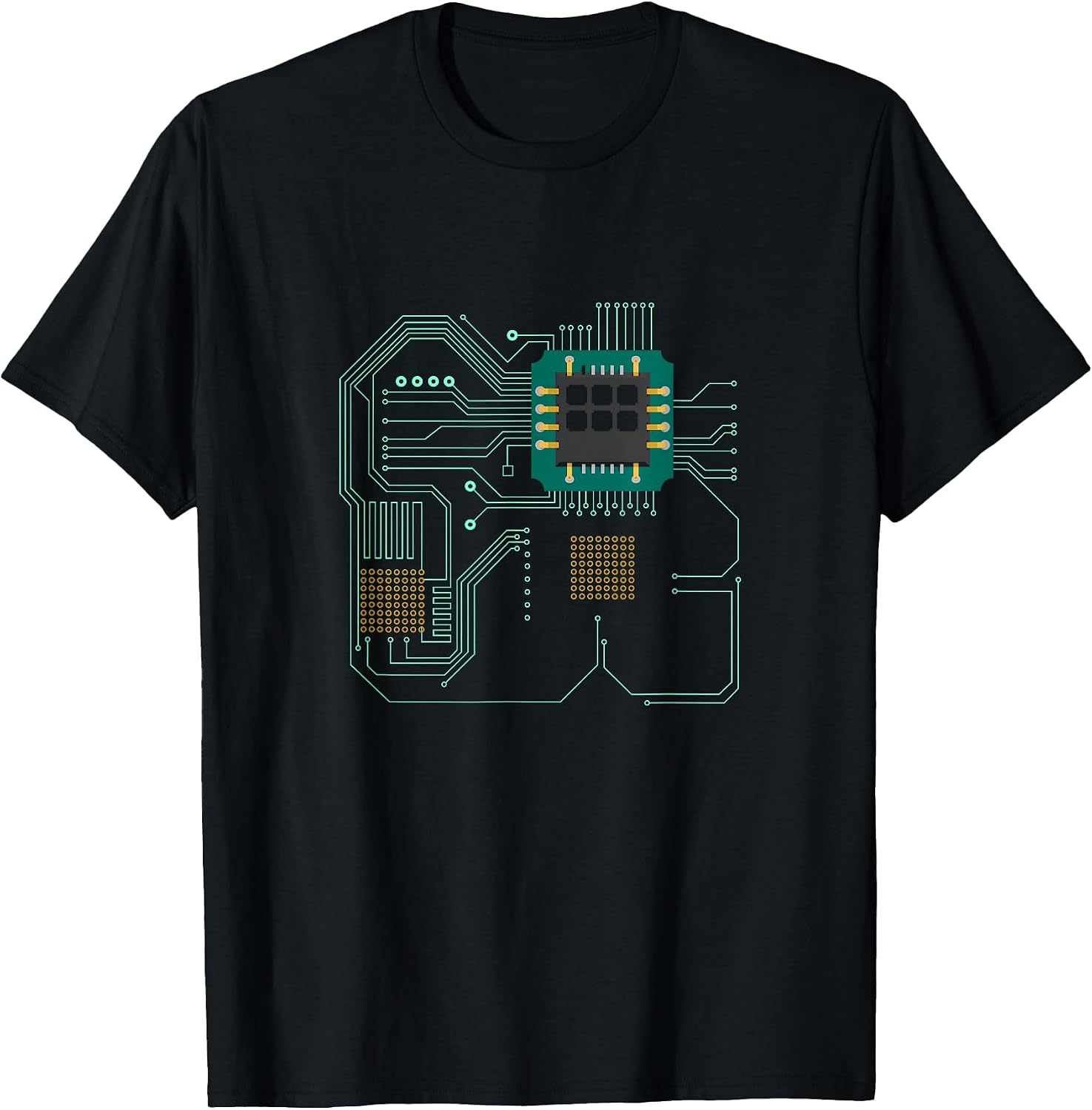 Computer chip, CPU heart - Computer Geek
